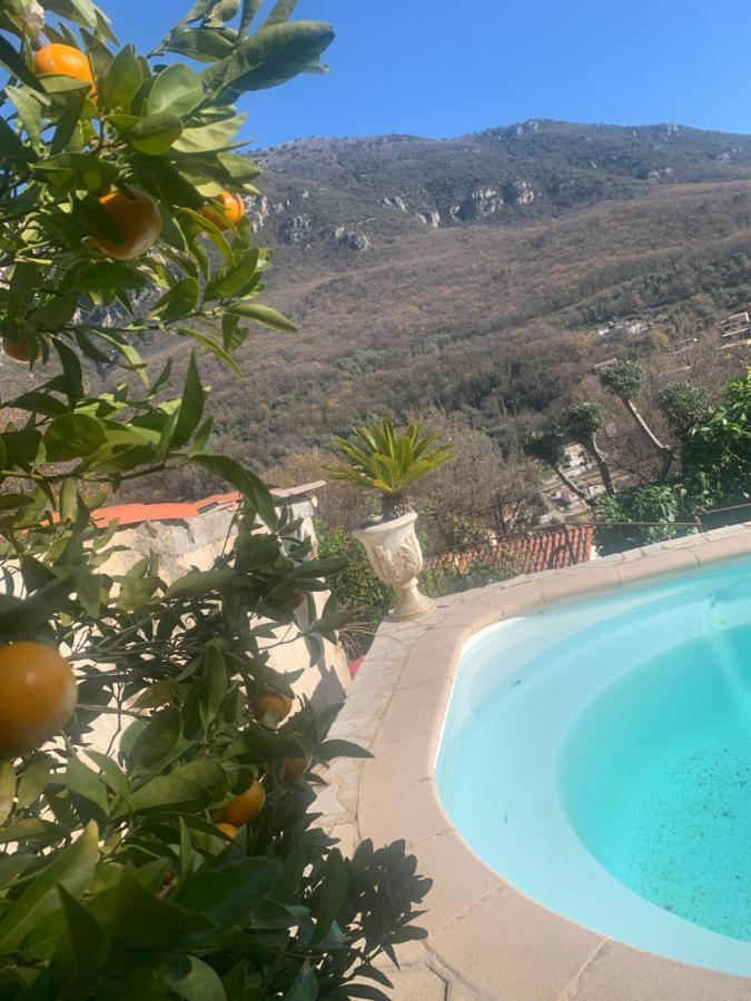 Charmante Maison Avec Piscine Gourdon  Exterior foto